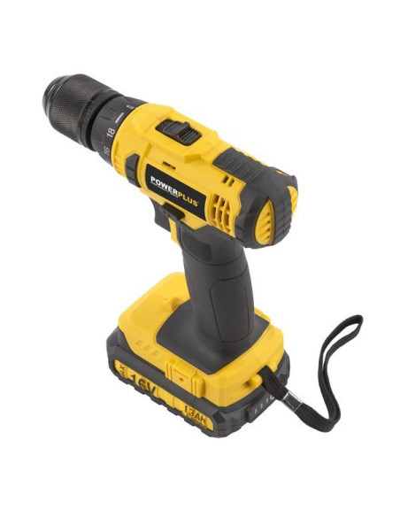 Bore-/skruemaskine med 2 batterier 16V