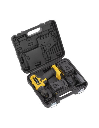 Bore-/skruemaskine med 2 batterier 16V