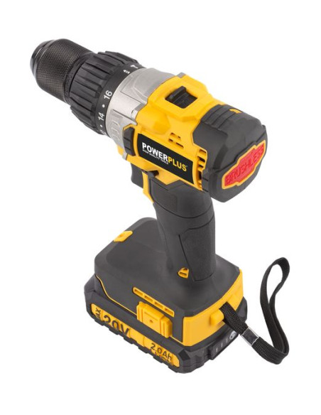 Slagboremaskine kulløs med 2 batteri 20V