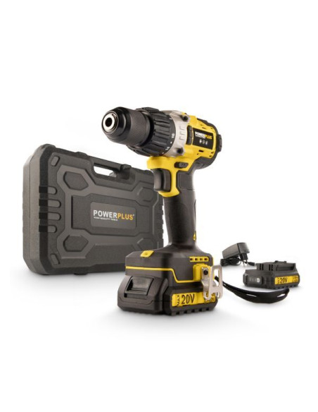 Slagboremaskine kulløs med 2 batteri 20V