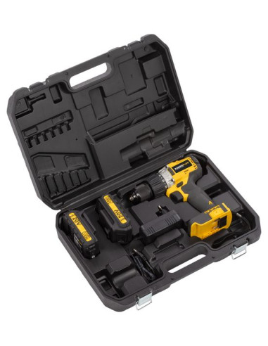 Slagboremaskine kulløs med 2 batteri 20V