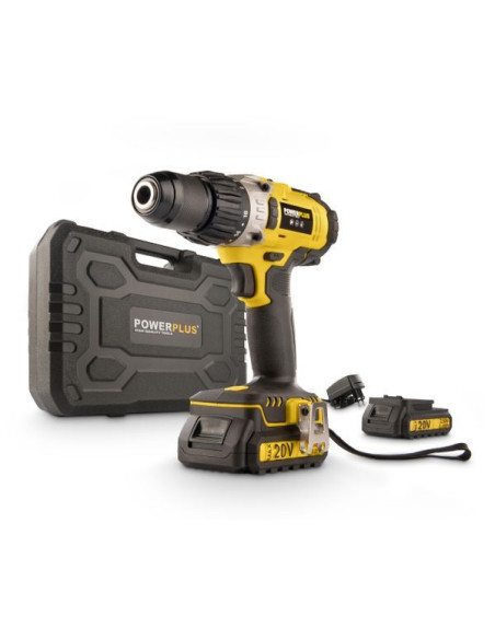 Slagboremaskine med 2 batterier 20 Volt