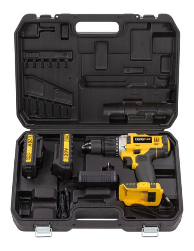 Slagboremaskine med 2 batterier 20 Volt