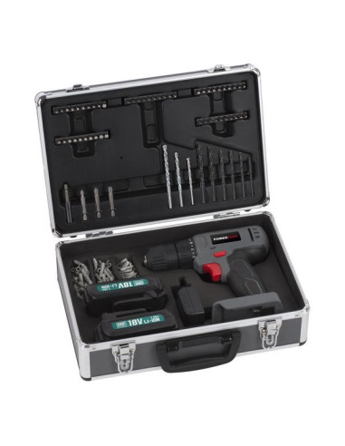 Bore-/skruemaskine 18 V inkl 153 dele