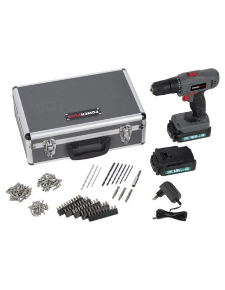 Bore-/skruemaskine 18 V inkl 153 dele