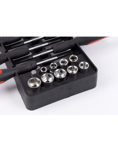 44-Delt Skruetrækkersæt - Komplet Værktøj til...