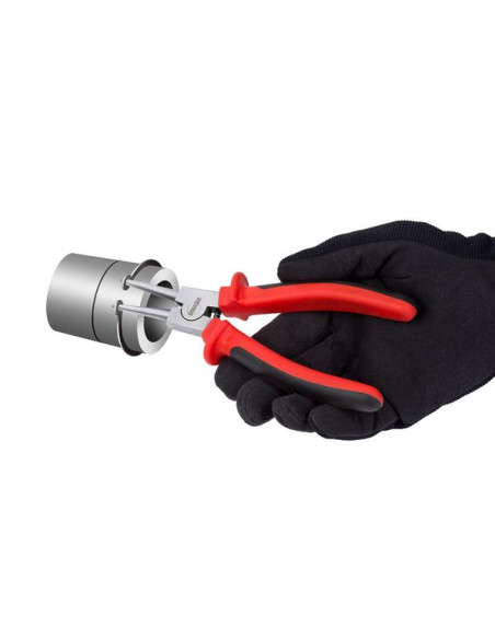 Låseringstang 175 mm lige udv.