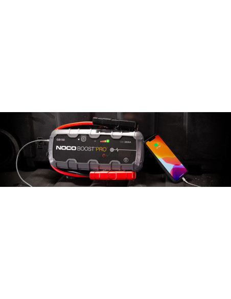 Noco Boost Pro GB150 - 12V Lithium Jump Starter med 3000 Amp