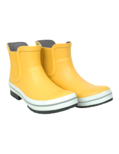 Kort gummistøvle gul