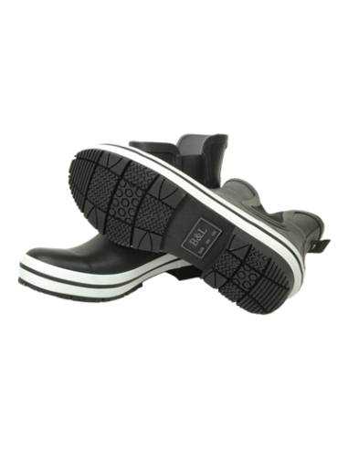 Kort gummistøvle Sort