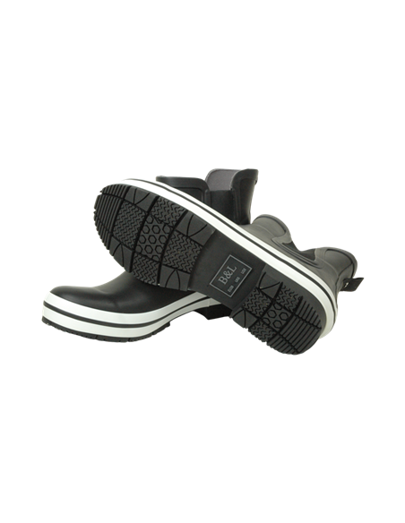 Kort gummistøvle Sort