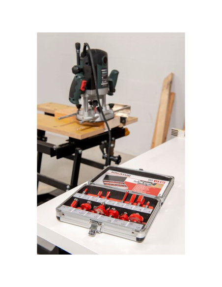 Fræsejern Ø 8 mm - 15 dele