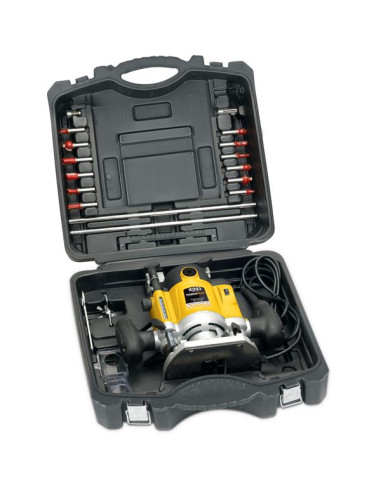 Overfræser 1500 watt inkl. 12 fræserjern