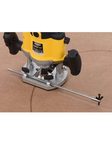 Overfræser 1500 watt inkl. 12 fræserjern