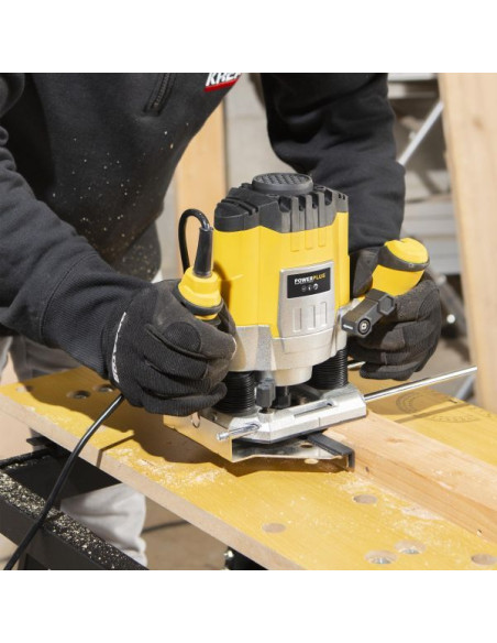 Overfræser 1200 watt med 6 fræserjern