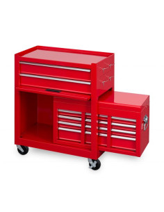 Værktøjsvogn med 8 skuffer og 4 kroge 2