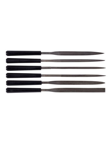 Nålefilesæt 6 dele - længde 160 mm