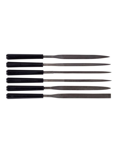 Nålefilesæt 6 dele - længde 160 mm