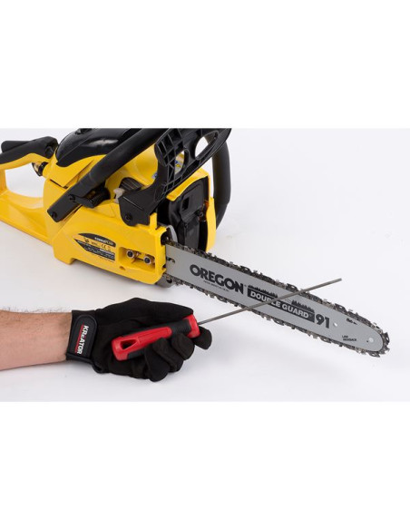 Fil - Kædesavfil 4,0x200 mm, med håndtag