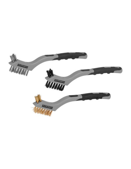 Stålbørster til tændrør 3 dele