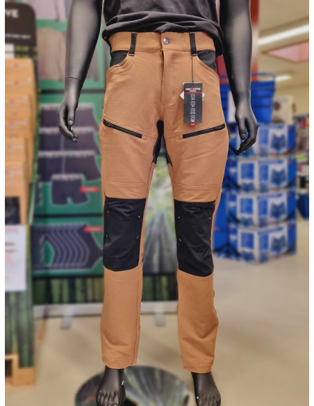 ProActive Outdoor Pants - Brun | Ubegrænset Bevægelsesfrihed og Beskyttelse