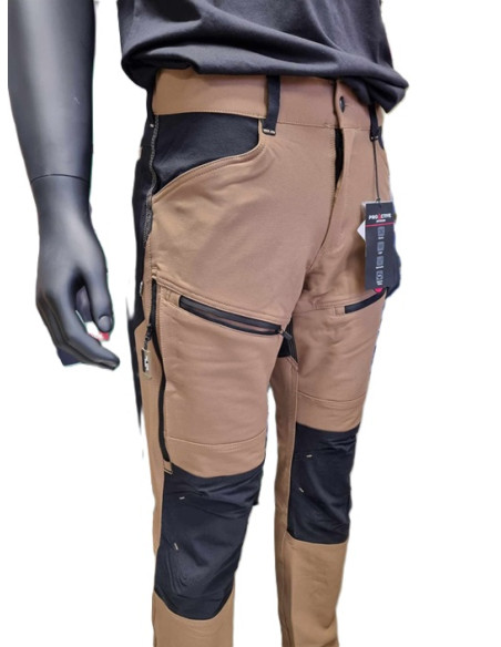ProActive Outdoor Pants - Brun | Ubegrænset Bevægelsesfrihed og Beskyttelse