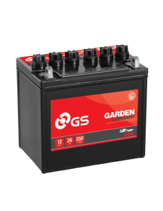 Havetraktor batteri 12V - 26Ah venstre +pol