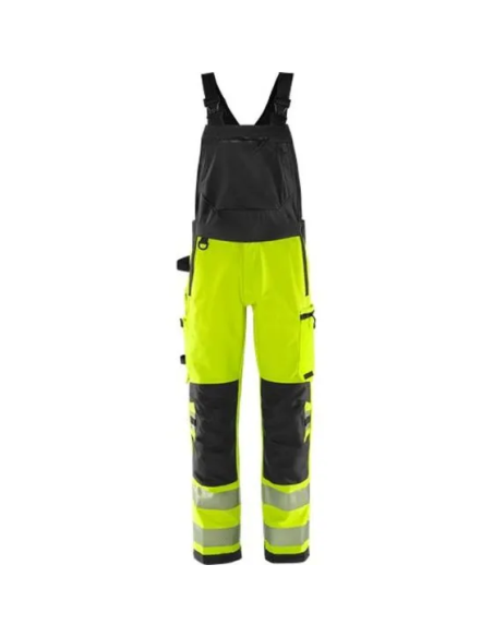 Fristads Hi-vis green stretch overalls - 134190-196