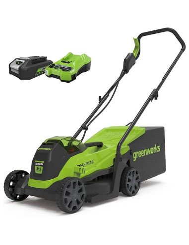 Plæneklipper Greenworks GD24LM33K2