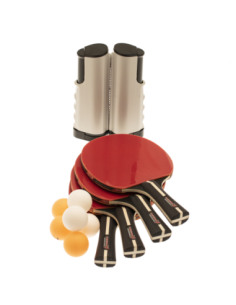 Bordtennis sæt med justerbart net, 4 bat og 6 bolde 2