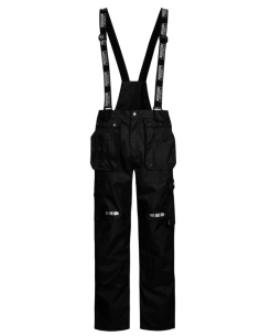 Lyngsøe regnbukser m/seler - Sort