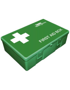 Førstehjælpskasse med indhold