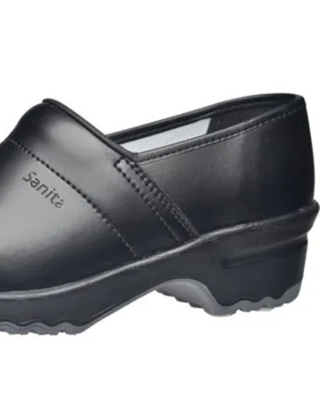 Sanita S2 Sikkerhedskaptræsko - San Nitril med Skridhæmmende Sål, Tåkappe og Antistatisk Beskyttelse