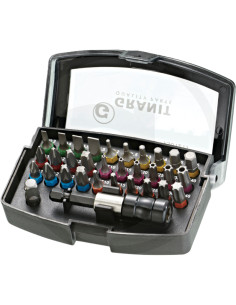 Bitssæt 1/4" – 32-dele Professionelt Bits-Sæt i Tysk...