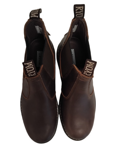 Chelsea Støvle i Brun kvalitets Læder