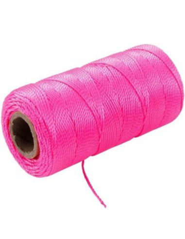 Pink murersnor 120 meter x 1,2 mm 6/8