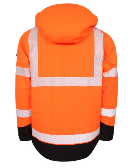 Vinter regnjakke - Hi-Vis i stræk kvalitet