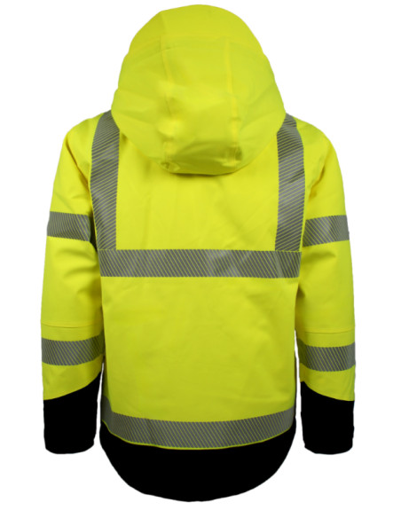 Vinter regnjakke - Hi-Vis i stræk kvalitet