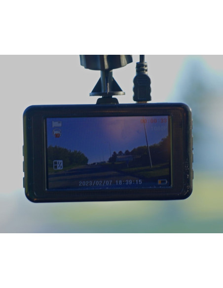 Bilkamera - DashCam 3" - HD 1080p
