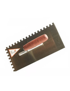 Tandspartel 10 mm med håndtag i træ