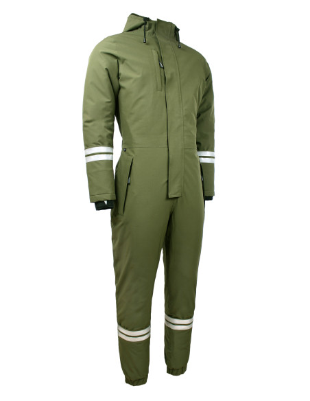 Lyngsøe Dame Vinter Jumpsuit – Vandtæt, Stræk- og Åndbar - Grøn