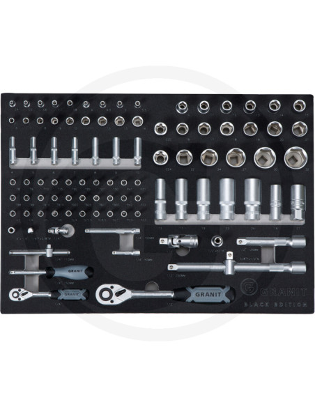 Værkstedsvogn Dynamic 2.0 Start – 133 dele - GRANIT BLACK EDITION