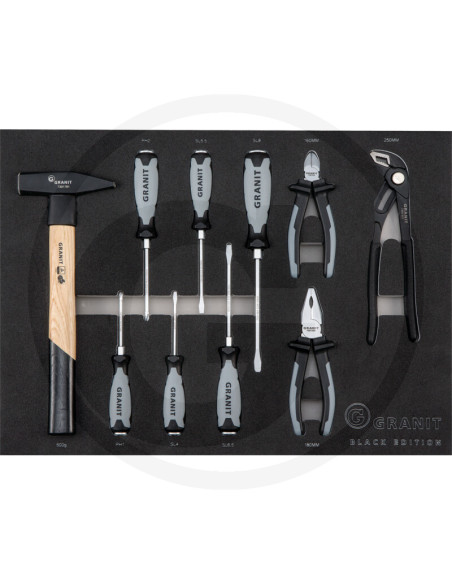 Værkstedsvogn Dynamic 2.0 Start – 133 dele - GRANIT BLACK EDITION