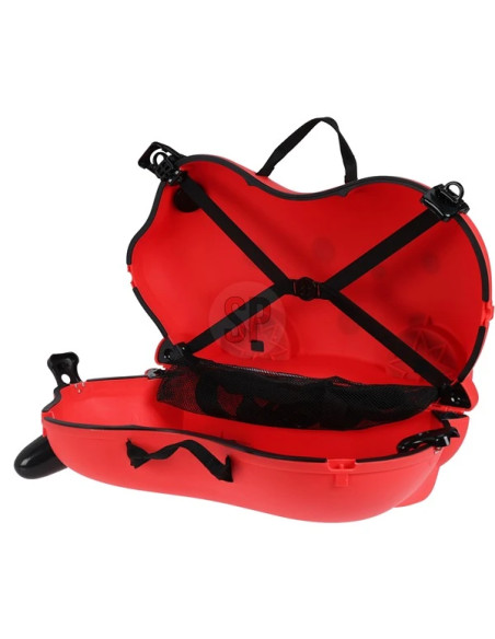 Børnekuffert Mariehøne Ride-on – Sjov og Farverig Kuffert