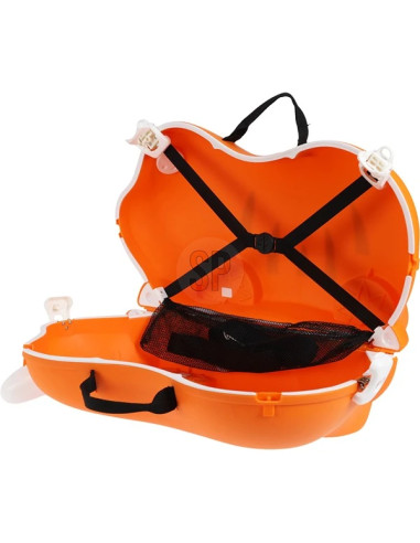 Børnekuffert Ride-on i Frisk Orange – Sjov og...