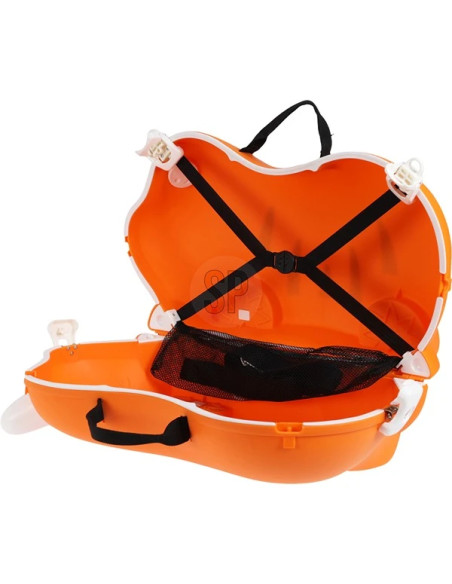 Børnekuffert Ride-on i Frisk Orange – Sjov og Praktisk