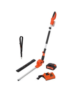 Teleskop hækkeklipper 40 V med batteri
