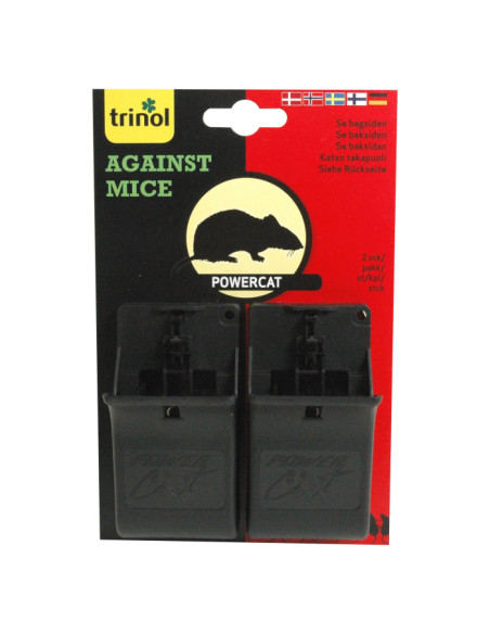 Musefælde i plast - Powercat 2 stk