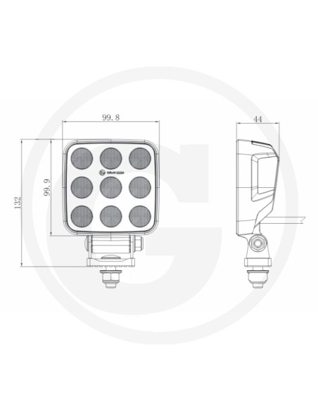GRANIT Arbejdslygte LED