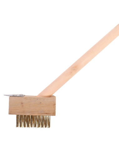 Fliserenserbørste i træ